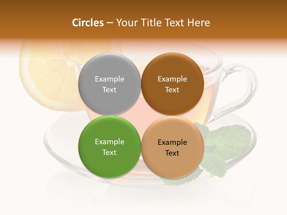 Single Juicy Leaf PowerPoint Template