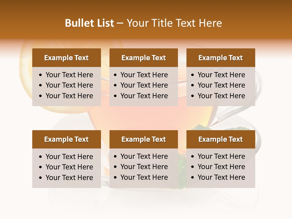 Single Juicy Leaf PowerPoint Template