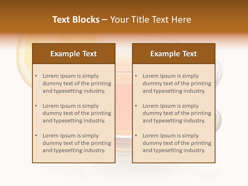 Single Juicy Leaf PowerPoint Template