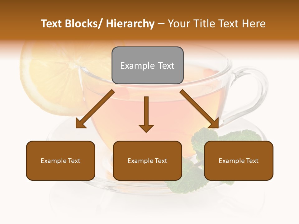 Single Juicy Leaf PowerPoint Template