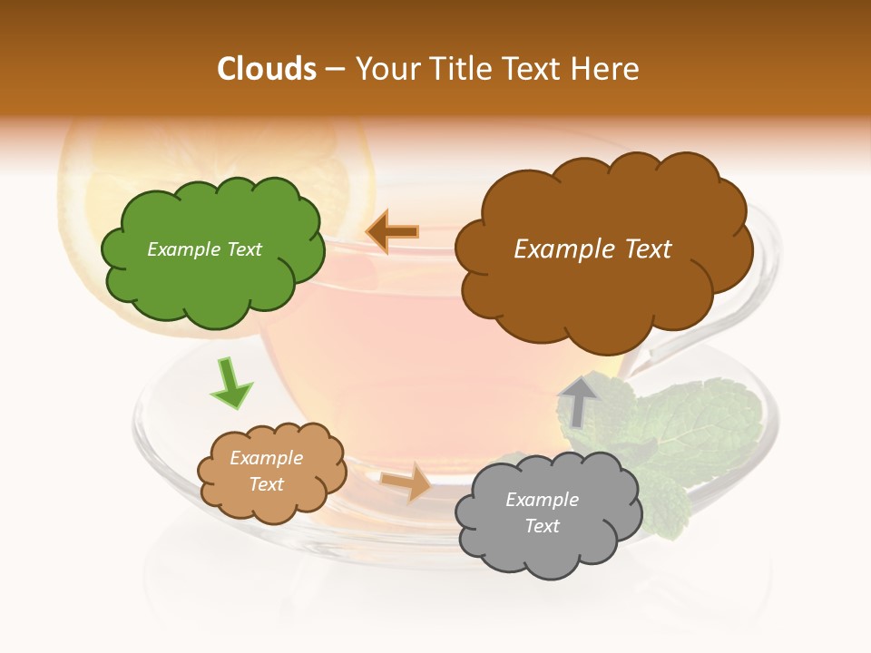 Single Juicy Leaf PowerPoint Template