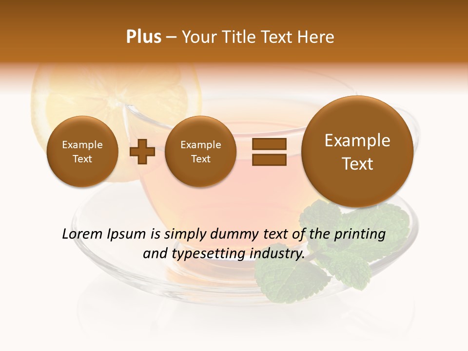Single Juicy Leaf PowerPoint Template