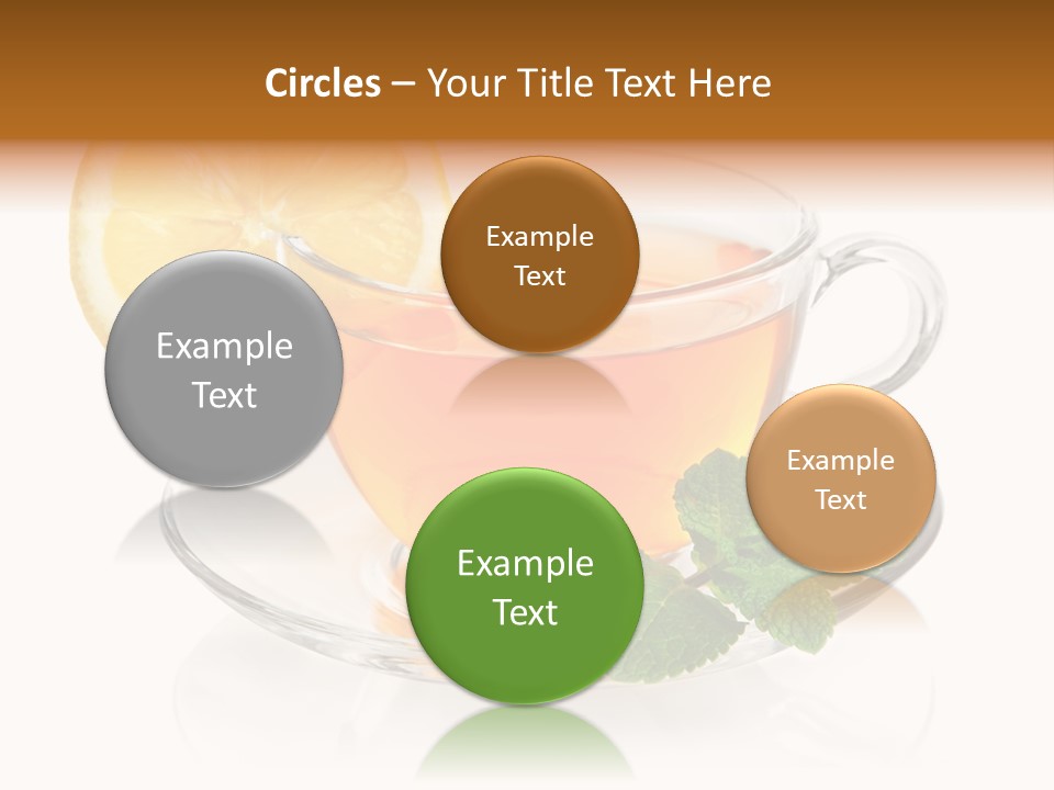 Single Juicy Leaf PowerPoint Template