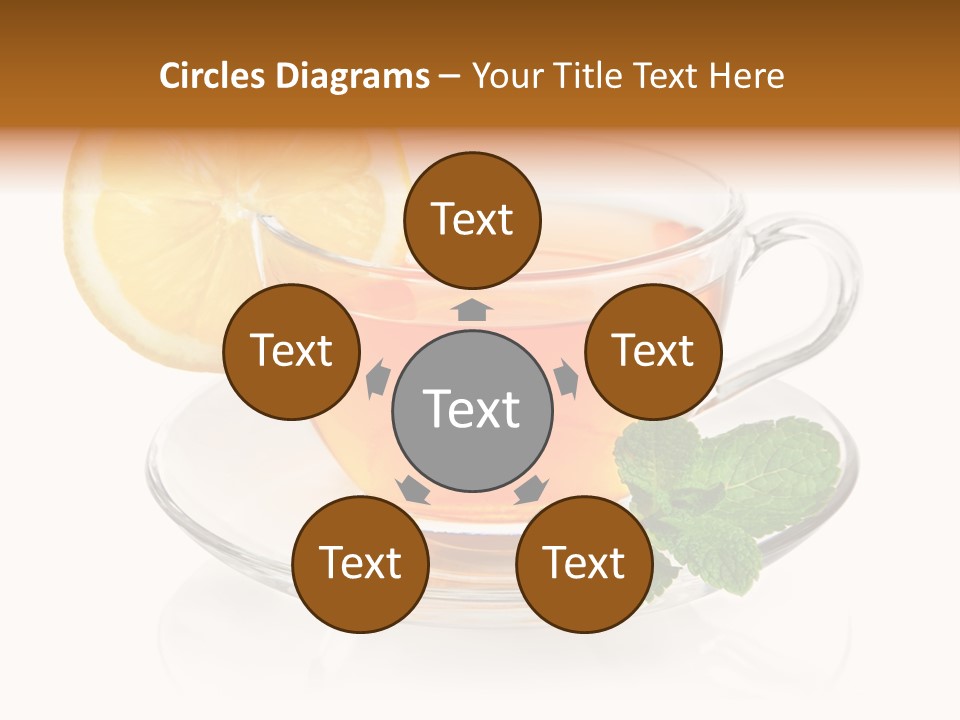 Single Juicy Leaf PowerPoint Template