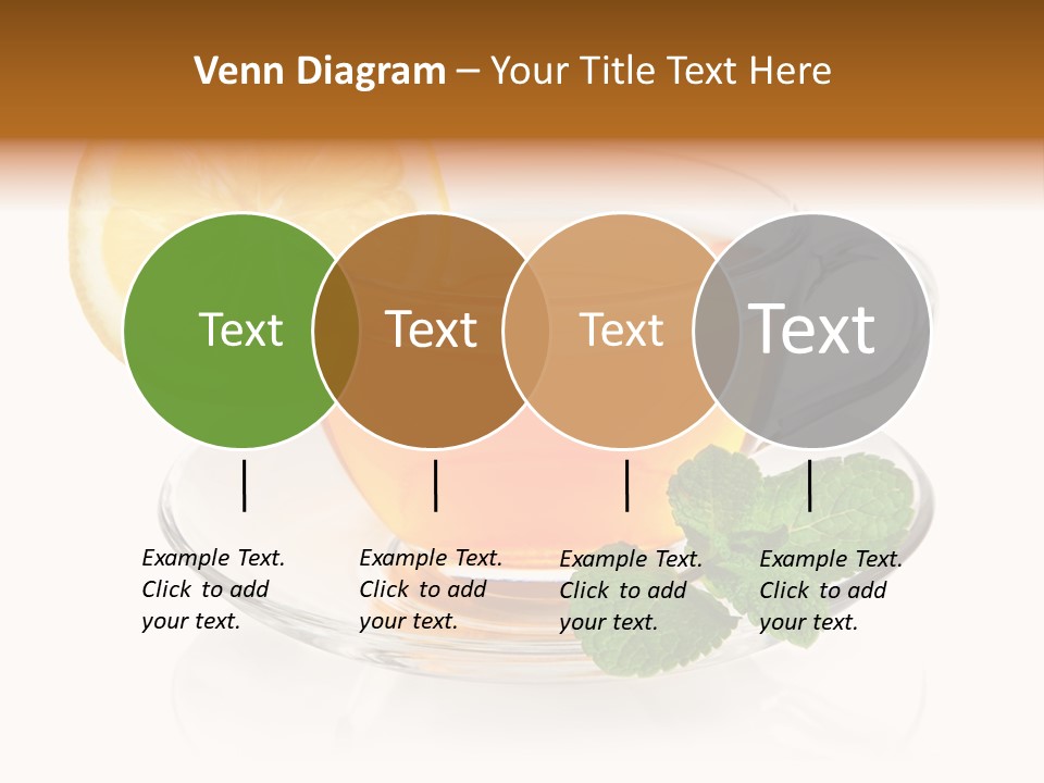 Single Juicy Leaf PowerPoint Template