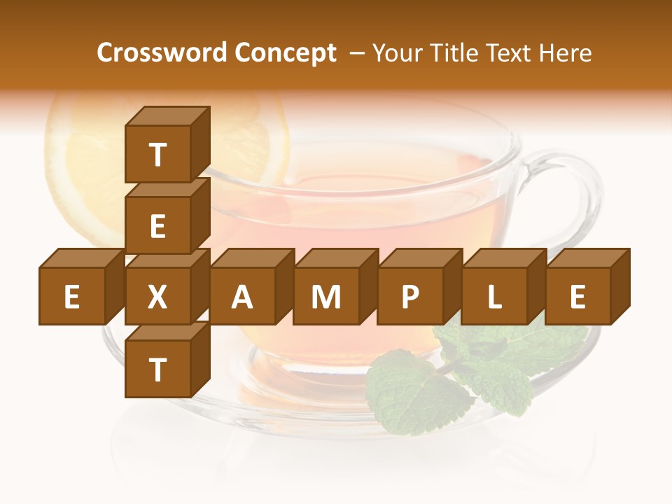 Single Juicy Leaf PowerPoint Template