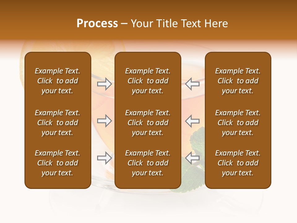 Single Juicy Leaf PowerPoint Template
