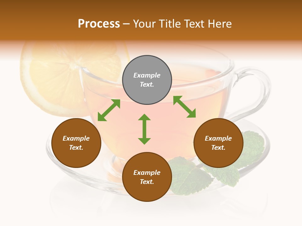 Single Juicy Leaf PowerPoint Template