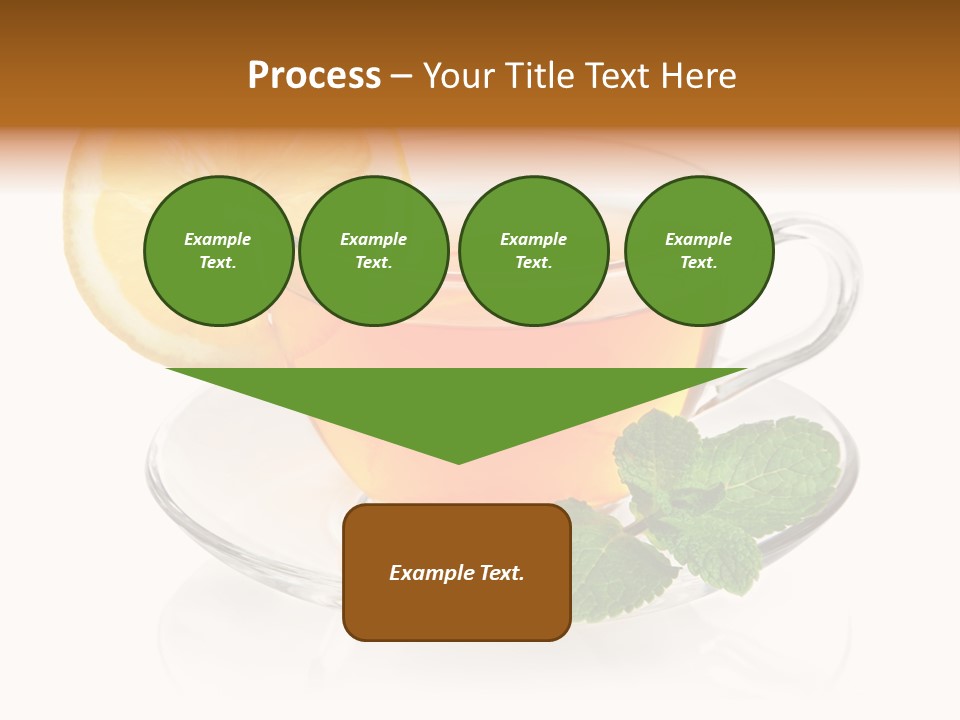Single Juicy Leaf PowerPoint Template