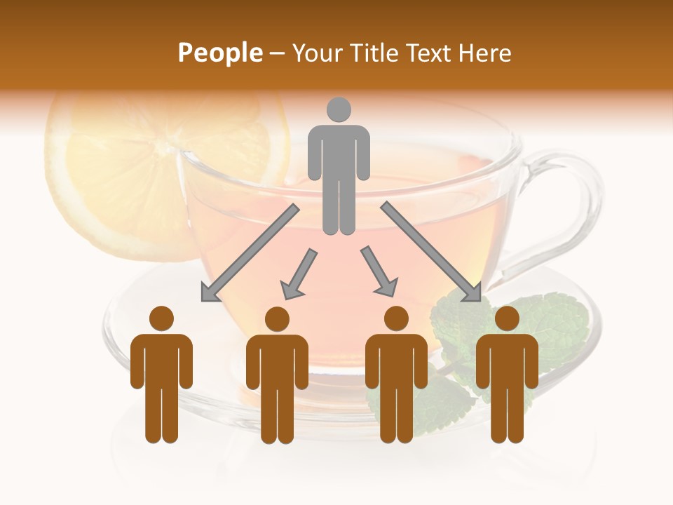 Single Juicy Leaf PowerPoint Template