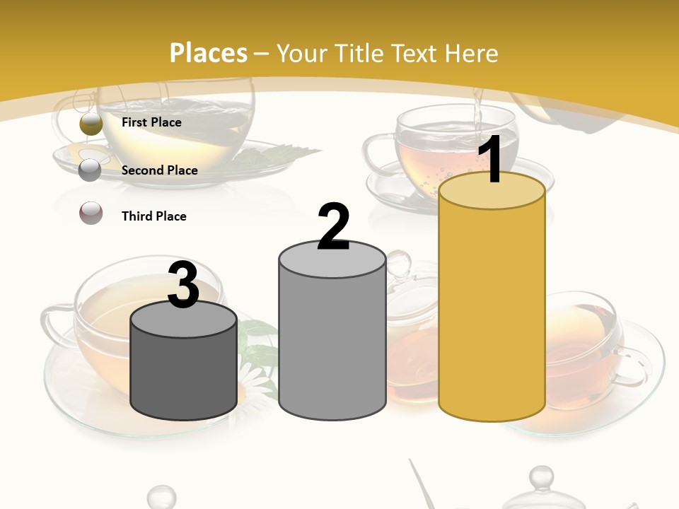 Cup Of Tea Teabag Herbal Medicine PowerPoint Template