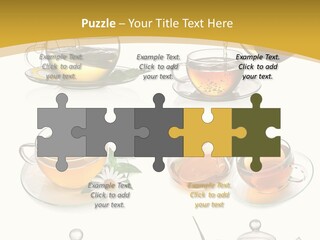 Cup Of Tea Teabag Herbal Medicine PowerPoint Template