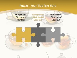 Cup Of Tea Teabag Herbal Medicine PowerPoint Template