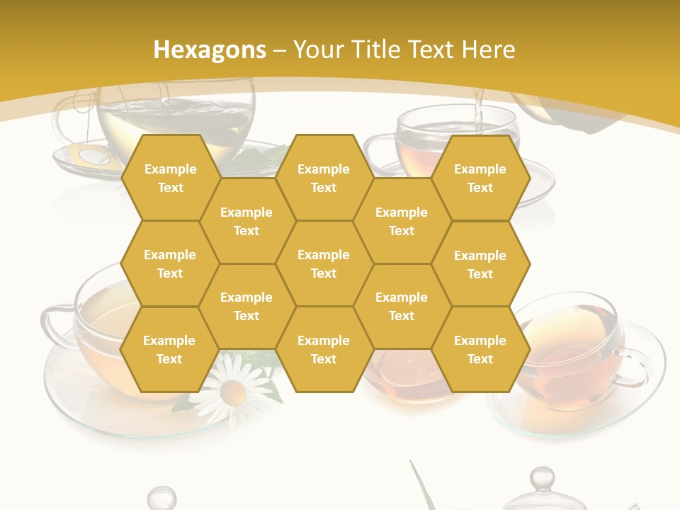 Cup Of Tea Teabag Herbal Medicine PowerPoint Template