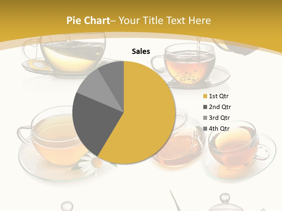 Cup Of Tea Teabag Herbal Medicine PowerPoint Template