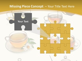 Cup Of Tea Teabag Herbal Medicine PowerPoint Template