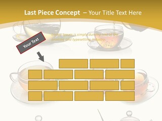 Cup Of Tea Teabag Herbal Medicine PowerPoint Template