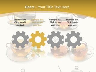 Cup Of Tea Teabag Herbal Medicine PowerPoint Template