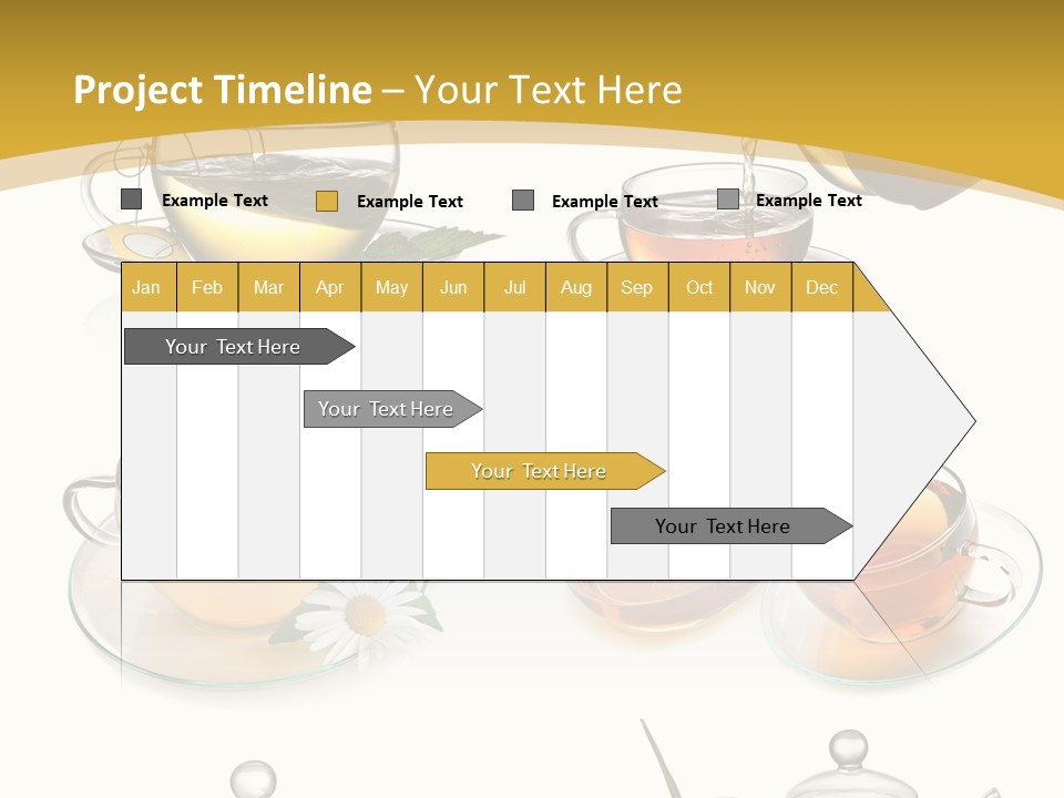 Cup Of Tea Teabag Herbal Medicine PowerPoint Template