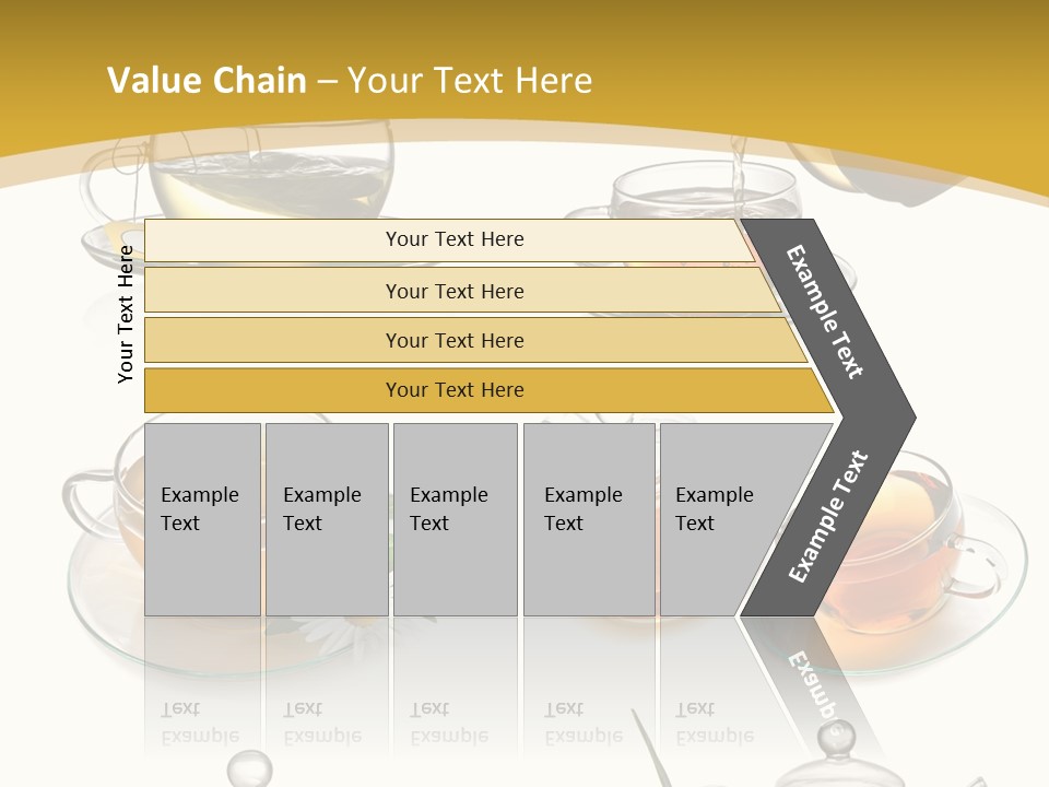 Cup Of Tea Teabag Herbal Medicine PowerPoint Template