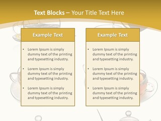 Cup Of Tea Teabag Herbal Medicine PowerPoint Template