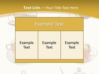 Cup Of Tea Teabag Herbal Medicine PowerPoint Template