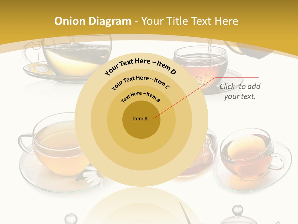 Cup Of Tea Teabag Herbal Medicine PowerPoint Template