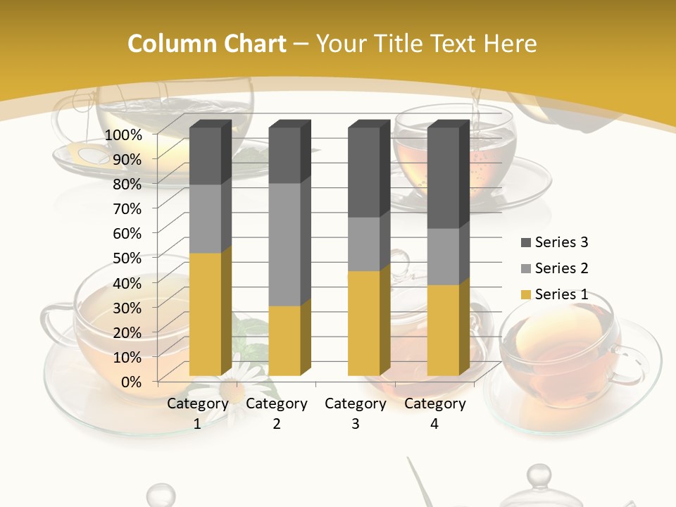 Cup Of Tea Teabag Herbal Medicine PowerPoint Template
