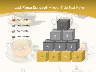 Cup Of Tea Teabag Herbal Medicine PowerPoint Template