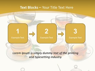 Cup Of Tea Teabag Herbal Medicine PowerPoint Template