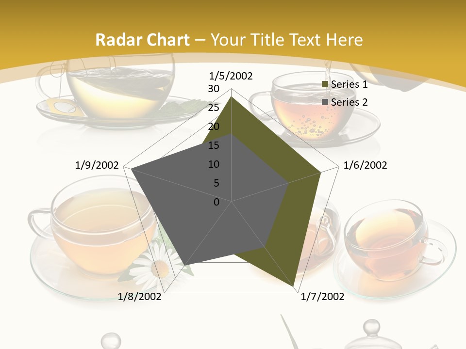 Cup Of Tea Teabag Herbal Medicine PowerPoint Template