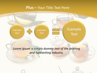 Cup Of Tea Teabag Herbal Medicine PowerPoint Template