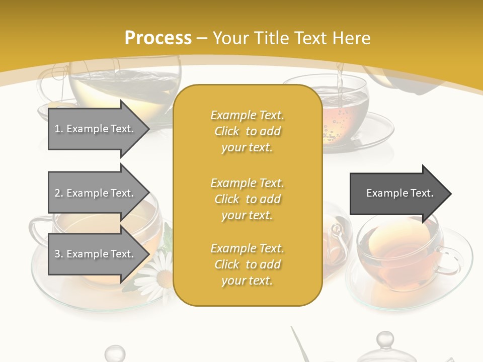 Cup Of Tea Teabag Herbal Medicine PowerPoint Template