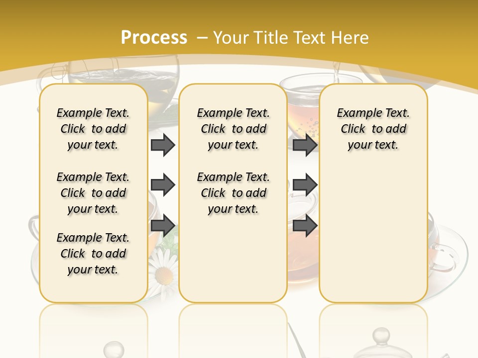Cup Of Tea Teabag Herbal Medicine PowerPoint Template
