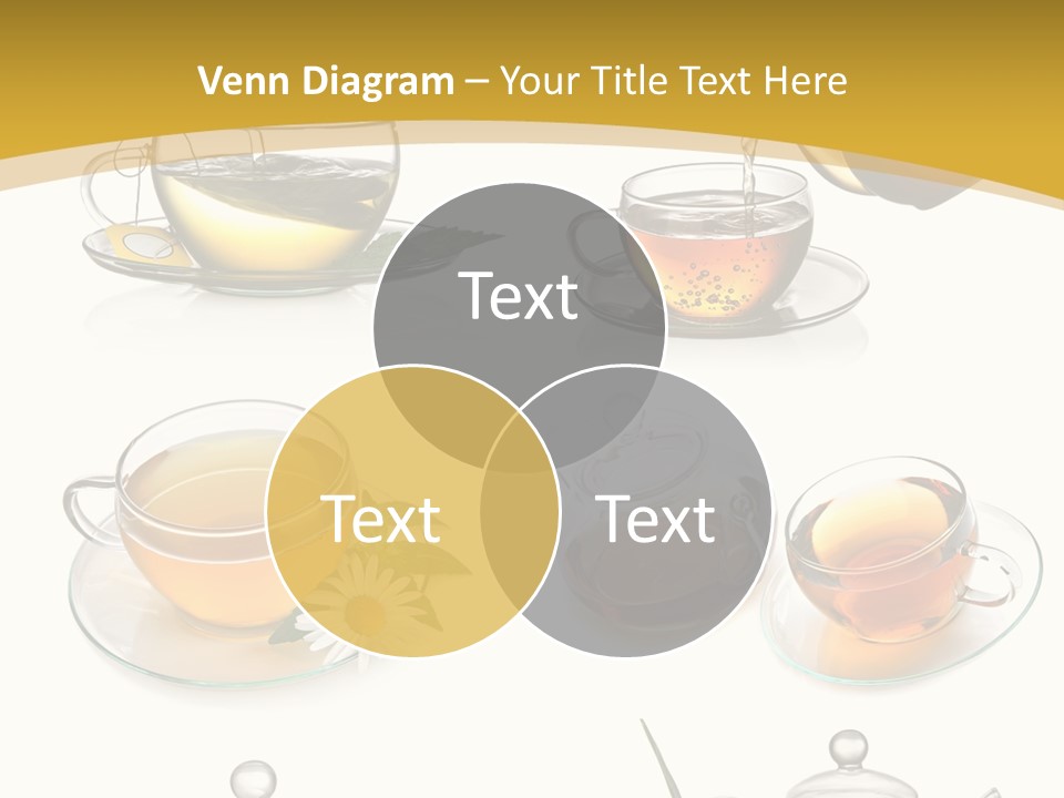 Cup Of Tea Teabag Herbal Medicine PowerPoint Template