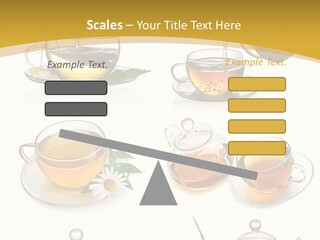 Cup Of Tea Teabag Herbal Medicine PowerPoint Template