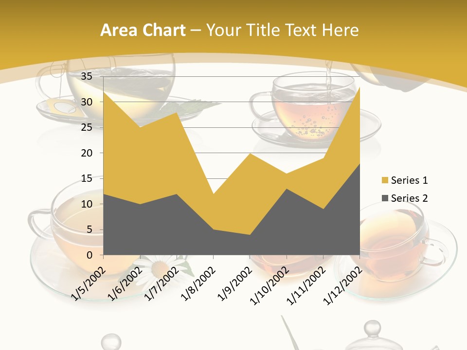 Cup Of Tea Teabag Herbal Medicine PowerPoint Template
