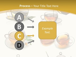 Cup Of Tea Teabag Herbal Medicine PowerPoint Template