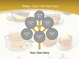 Cup Of Tea Teabag Herbal Medicine PowerPoint Template