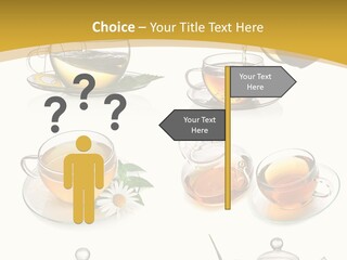 Cup Of Tea Teabag Herbal Medicine PowerPoint Template