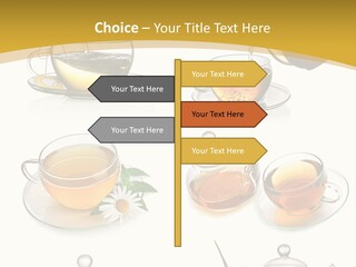 Cup Of Tea Teabag Herbal Medicine PowerPoint Template