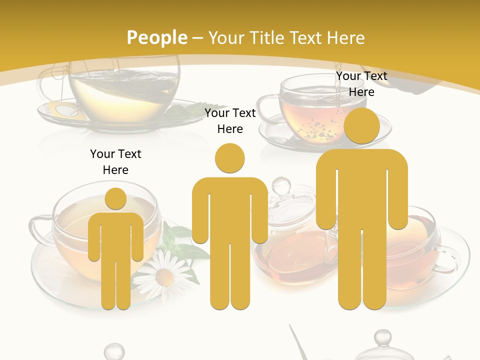 Cup Of Tea Teabag Herbal Medicine PowerPoint Template