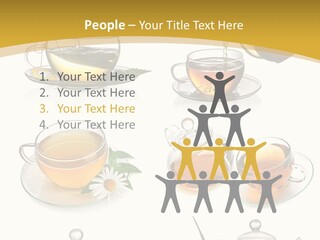 Cup Of Tea Teabag Herbal Medicine PowerPoint Template
