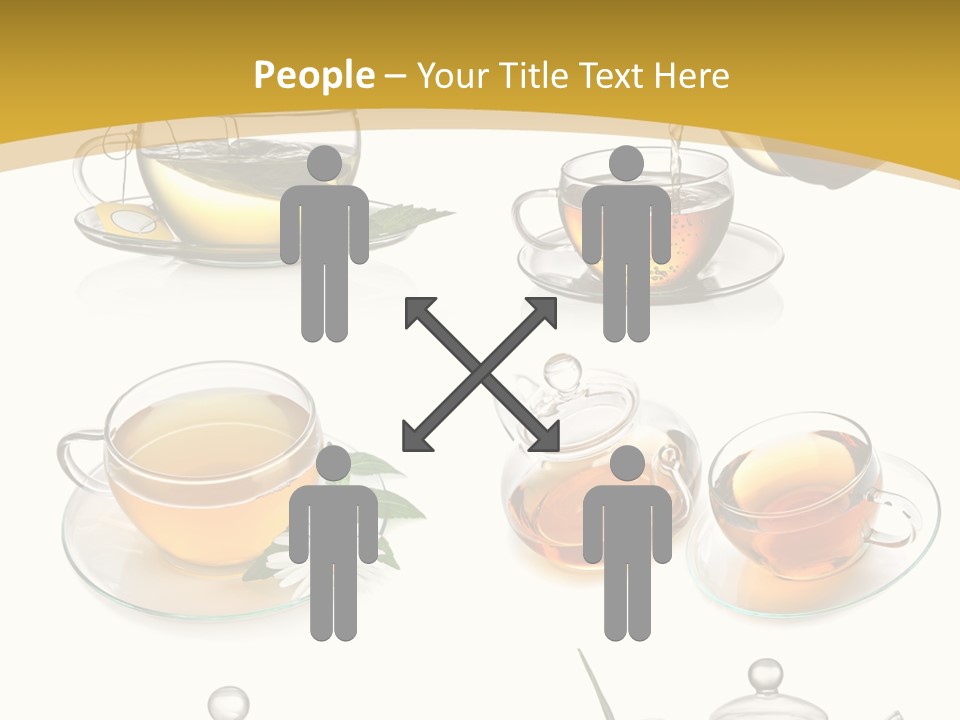 Cup Of Tea Teabag Herbal Medicine PowerPoint Template