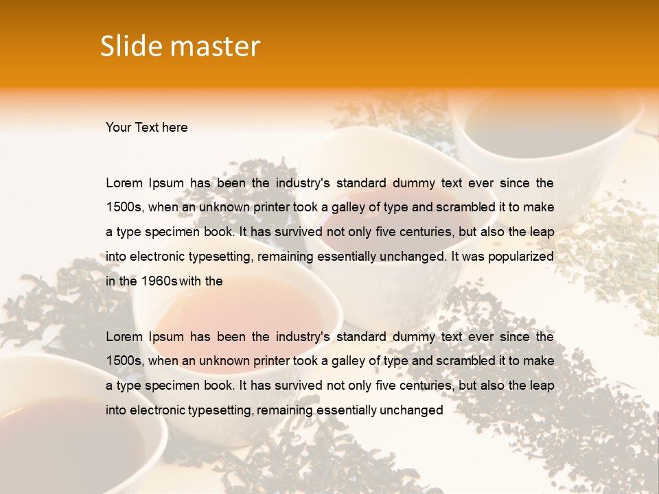 Rooibusch Teesch Rooibos PowerPoint Template