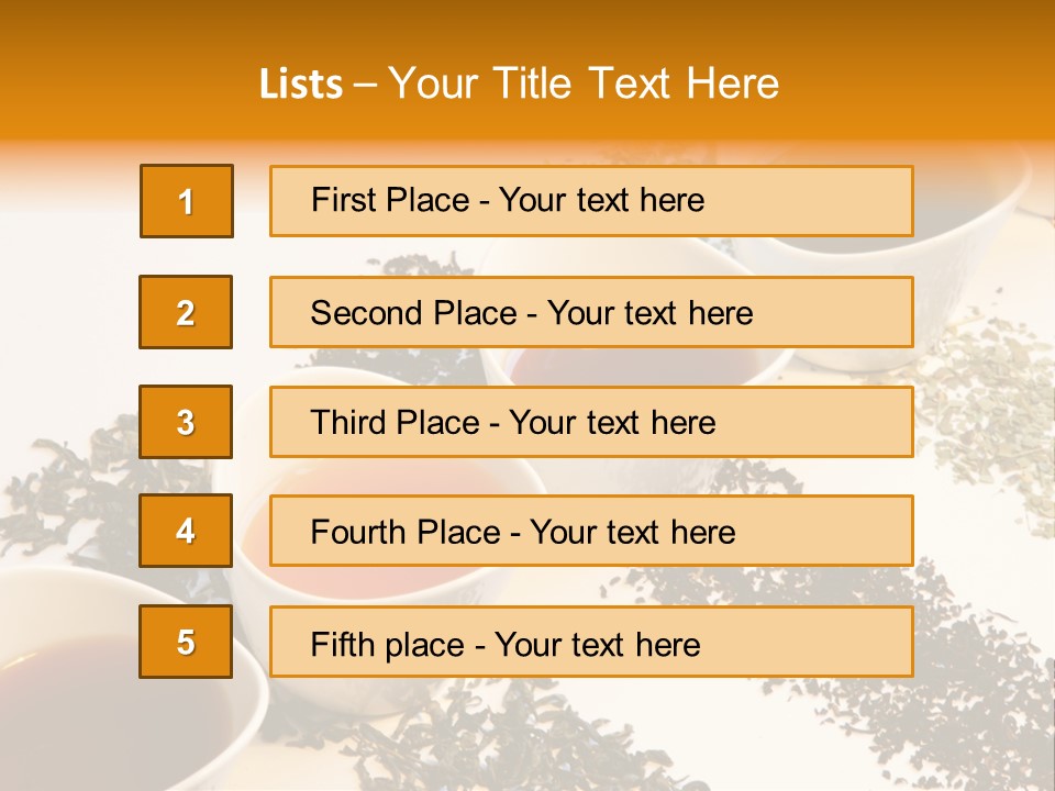 Rooibusch Teesch Rooibos PowerPoint Template