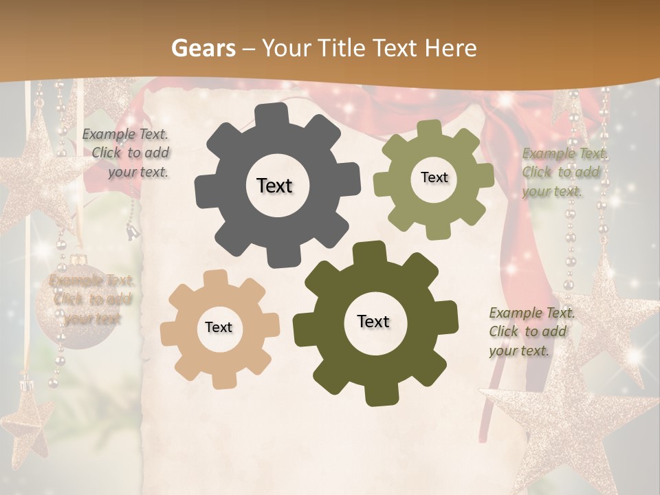 Blur Fun Yellow PowerPoint Template