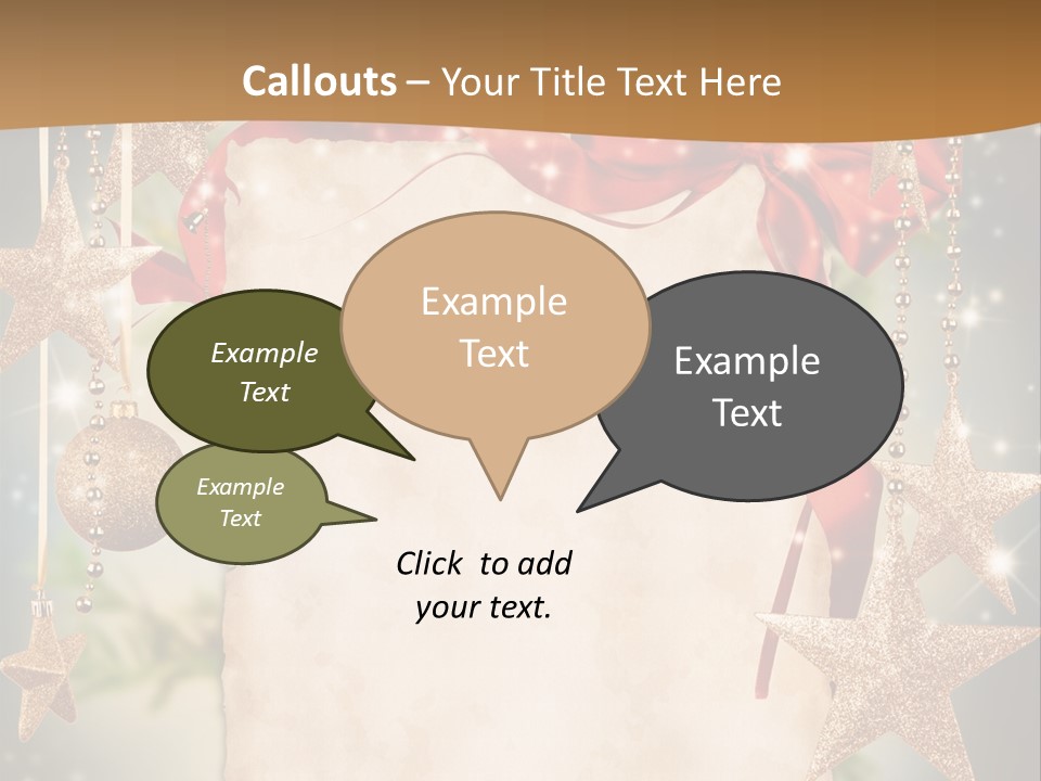 Blur Fun Yellow PowerPoint Template