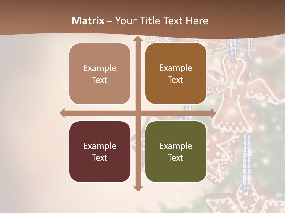 Christmas Xmas Cookies PowerPoint Template