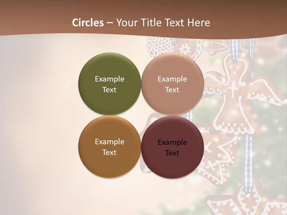 Christmas Xmas Cookies PowerPoint Template